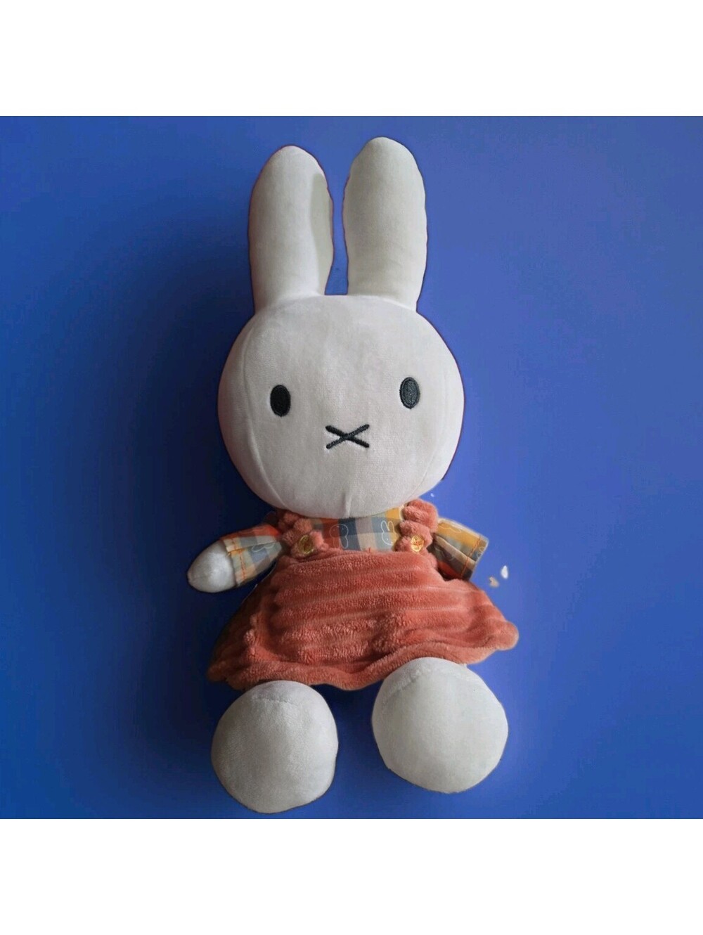 Miffy and Friends Fall Orange Corduroy Dress 13"